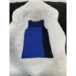 Athleta Derek Lam 10C Womens‎ Blue Block Avenue Support Athletic Tank Top Size M